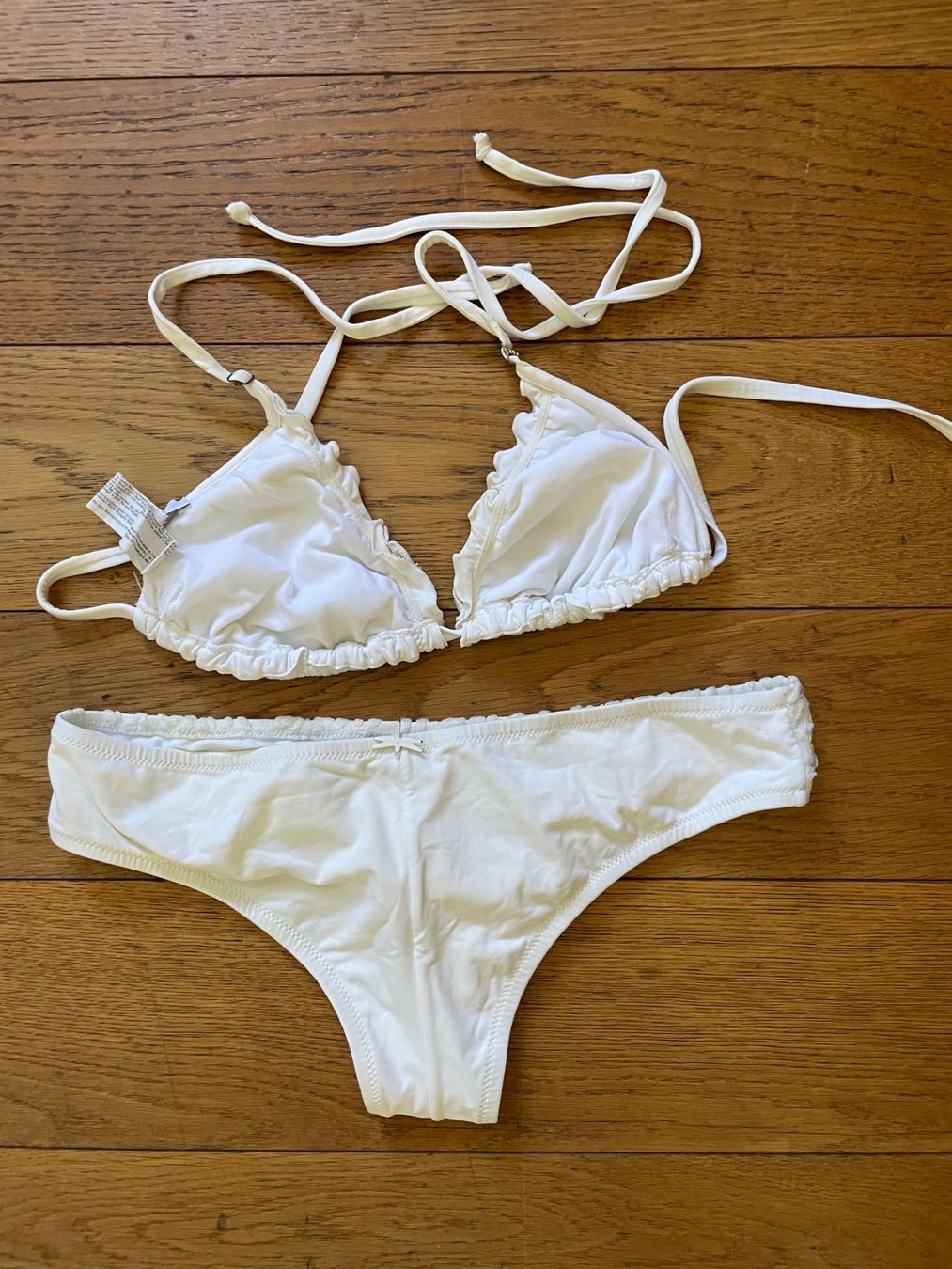 Costumi da bagno & Bikini: PARAH white lace, luxury bikini, size 38 / S – Usato da Crans VD venduto da RM0709 1