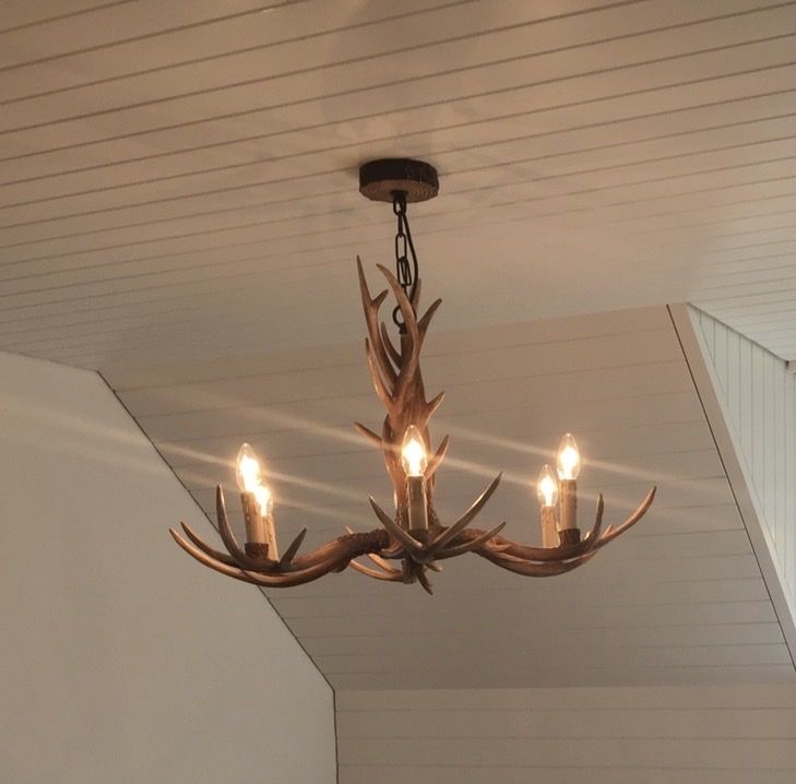 Lampadari & plafoniere: Deckenleuchte Kronleuchter Hirschgeweih-Optik 6-Flammih – Usato da Gümligen venduto da Luca333 2