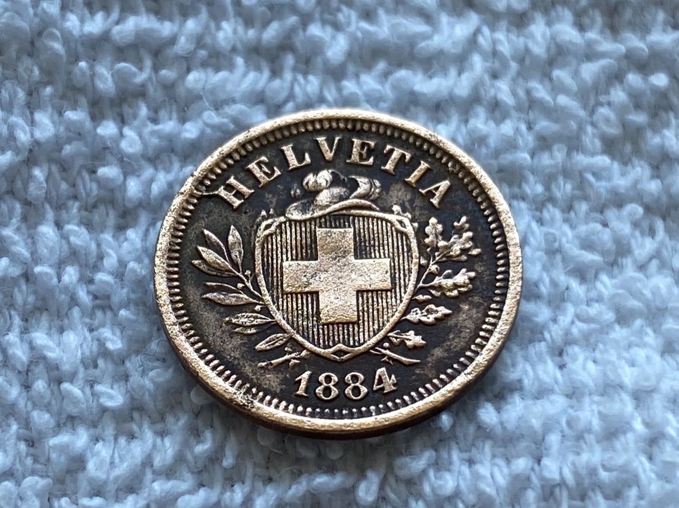 Tutti le monete: 1 centime/Rappen 1884 – Usato da Nyon venduto da Ilmi09