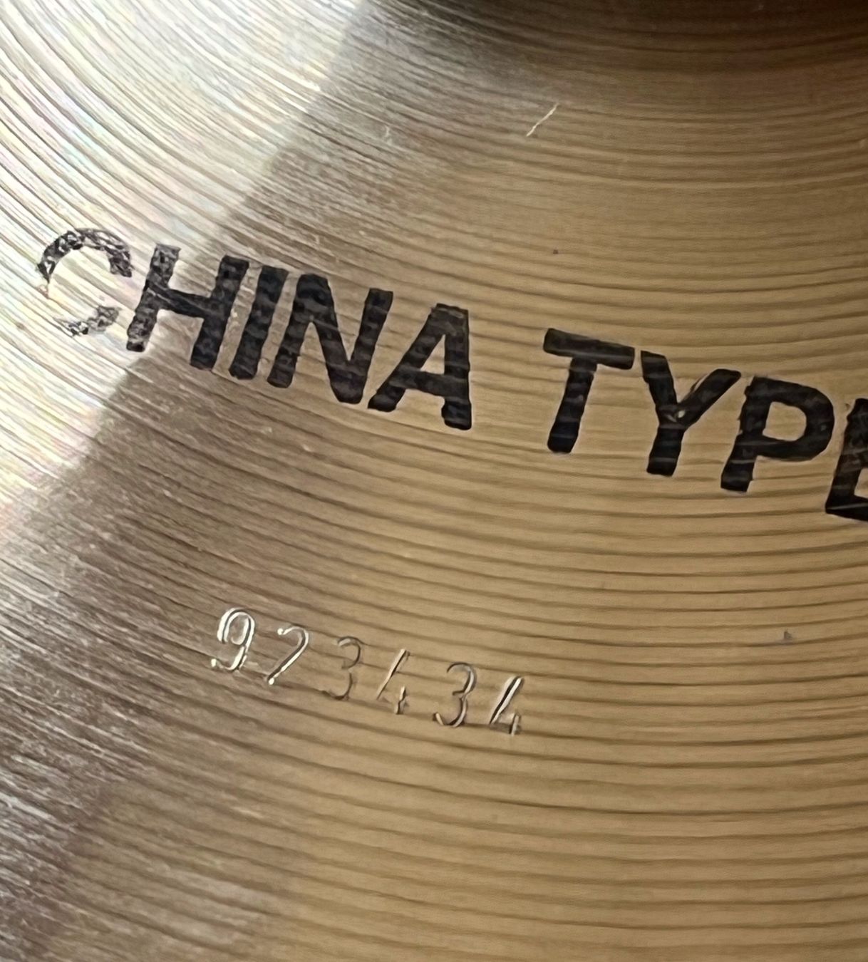Paiste Strumenti musicali: Paiste 2002 China Type 22" – Usato da Movelier venduto da Sww 2