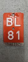 Velonummer BL 81