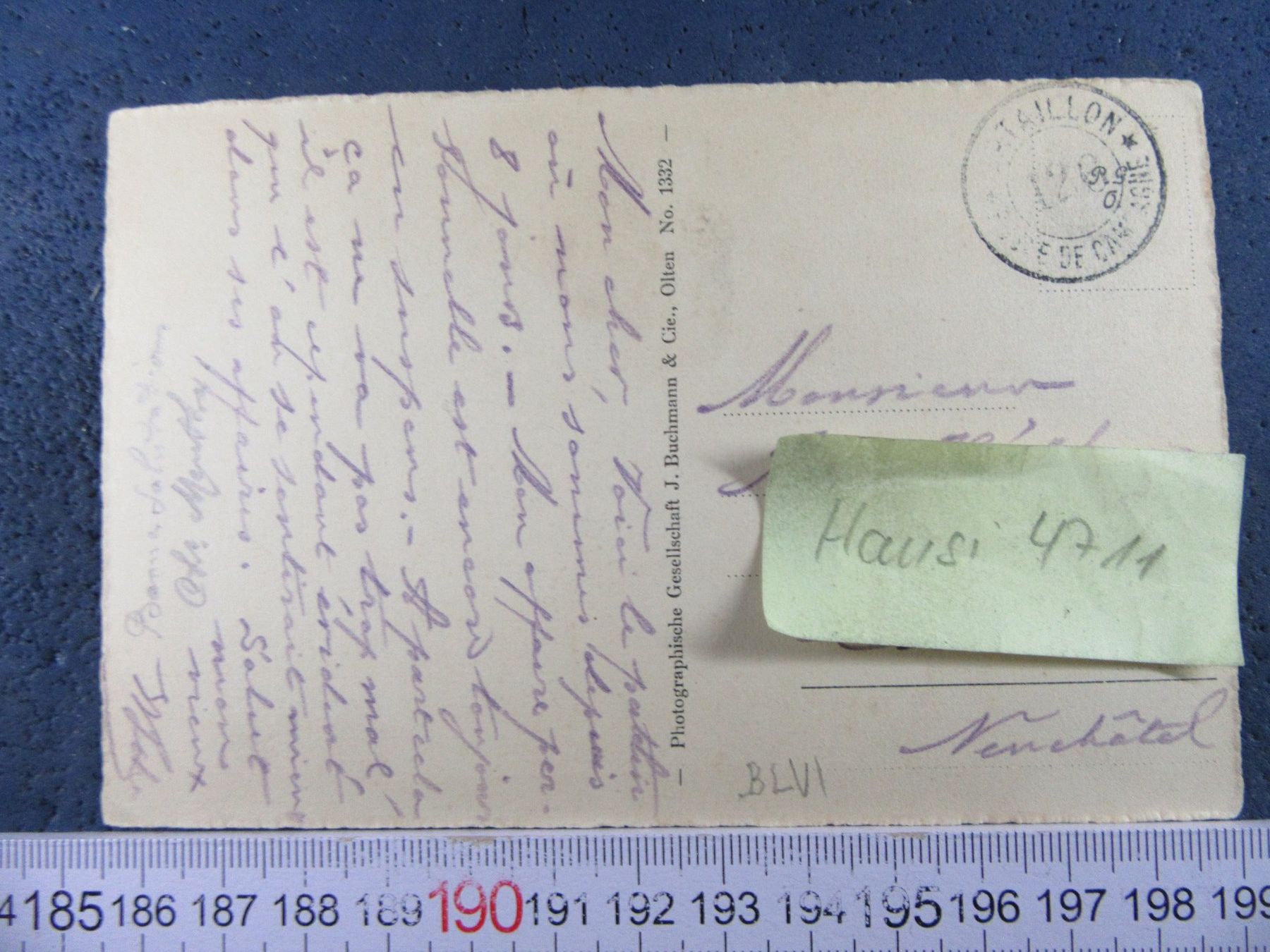 Cartoline postali: LANGENBRUCK BL AK FELDPOST – Usato da Ettingen venduto da Hausi4711 1