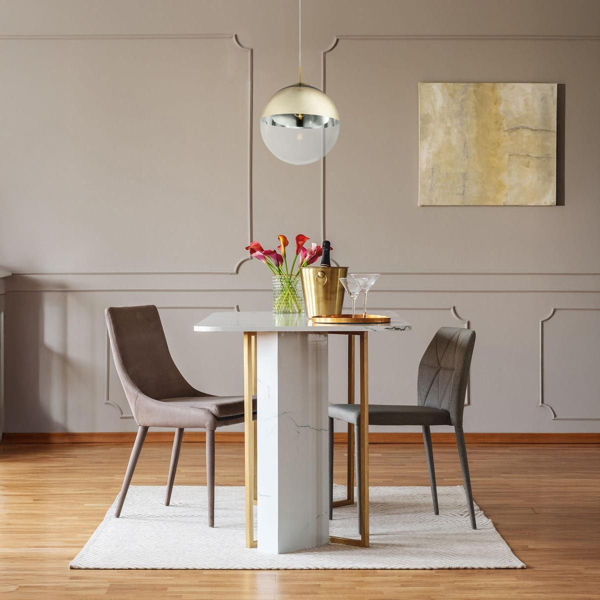 Lampadari & plafoniere: Pendelleuchte, Glas, Gold, 33 cm Ø – Nuovo (secondo la descrizione) da Kreuzlingen venduto da Smart-Light 1