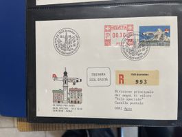 Alte Briefmarke Samedan, 1988, Sonderstempel, Rarität! (53)