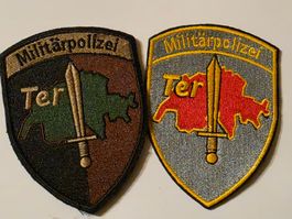 Militar Polizei Abzeichen Duo Badges Ter Tenue A UND B