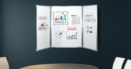 hartmannWB Tafel Whiteboard KLAPPBAR 180cmx120cm XL NEU