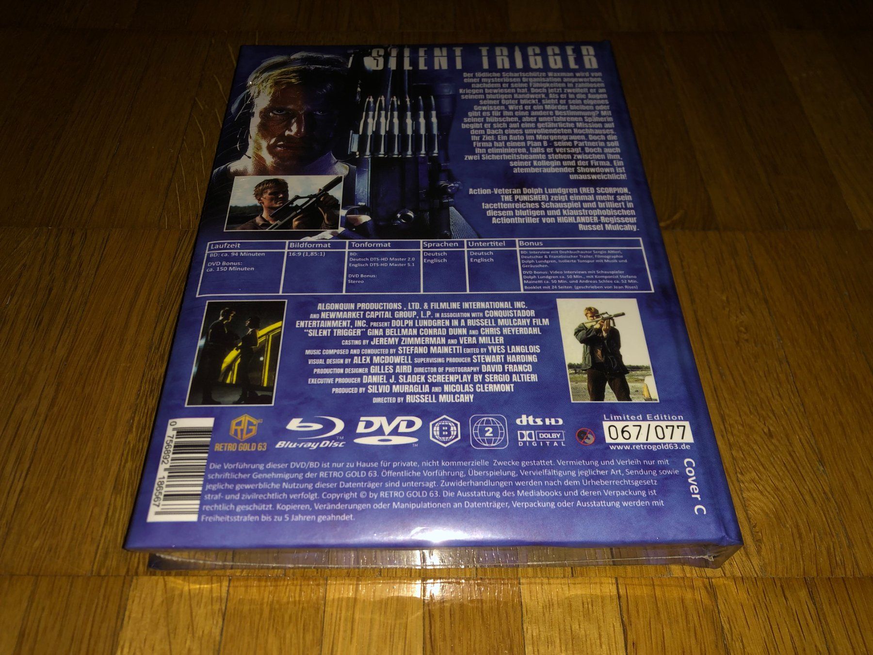 Tutti i DVDs: Silent Trigger - MEDIABOOK - C - WATTIERT - UNCUT – Nuovo e nell'imballaggio originale da Basel venduto da havsok 1