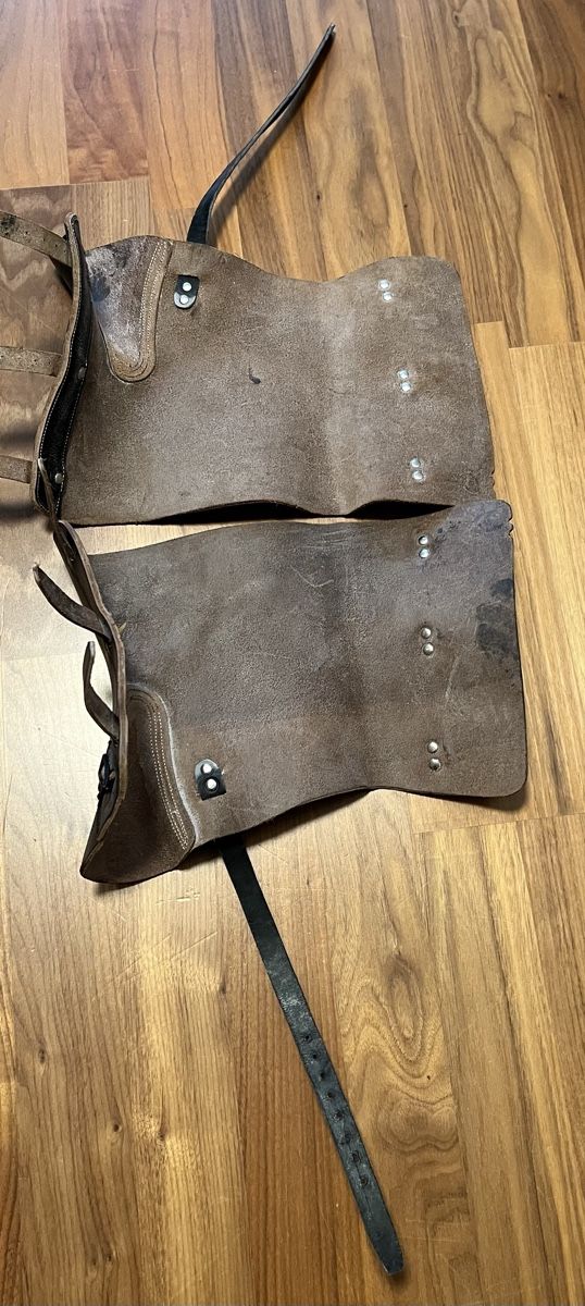 Schweizer Armee Gamaschen & Bandagen: Gamaschen Leder CH Armee NOS – Neu (gemäss Beschreibung) aus Sevelen von Ritiplampi 5