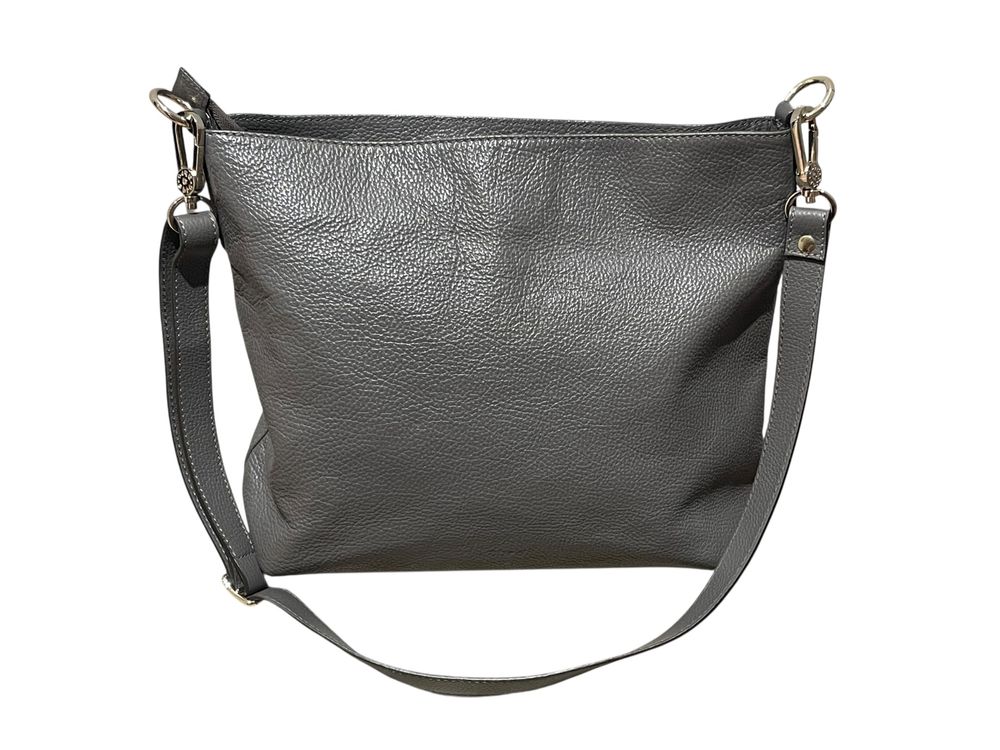 Damen Handtasche Abro Tasche Schwarz ABRO TASCHE LEDER HOBO GRAU