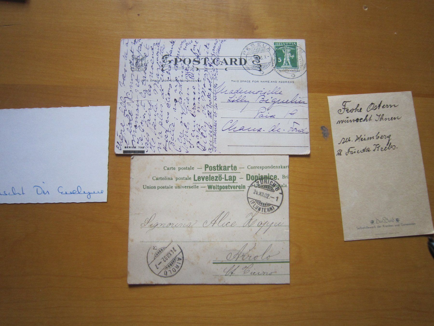 Alle Briefmarken: No 17 Wunschkarten ab 1902 – Gebraucht aus Gordola von Polentaefung 6