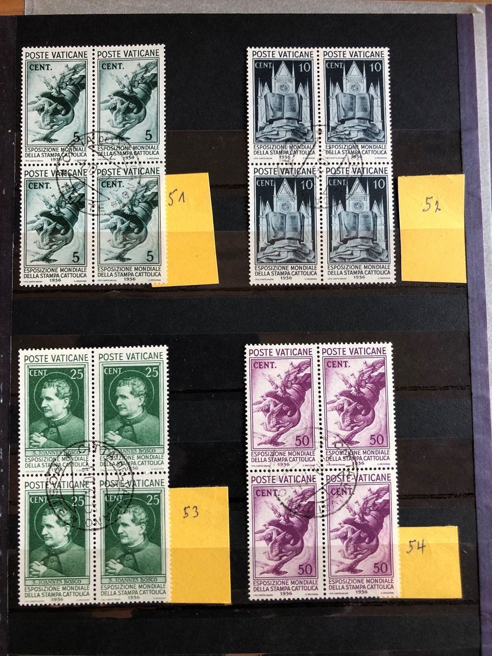 Alle Briefmarken: Briefmarken Vaticane – Gebraucht aus Strada von Betflo