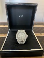 Chanel J12 Armbanduhr weiss Keramik Diamanten gebraucht