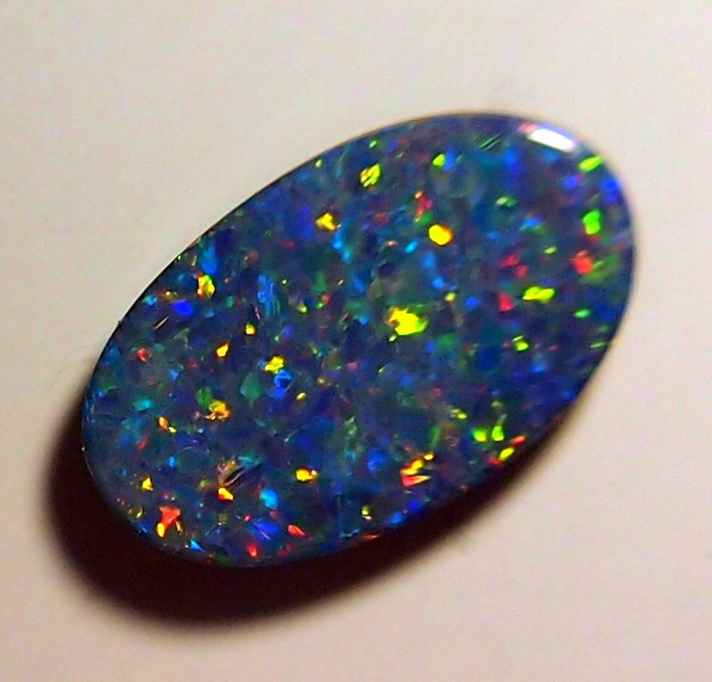 Pietre preziose: 3,80 CTS A GRADE STUNNING DOUPLETTE OPAL! AAA – Nuovo e nell'imballaggio originale da Reinach BL venduto da Marblue 7