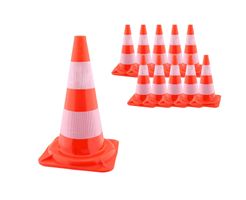 10 Stk. 50cm Verkehrsleitkegel Pylone