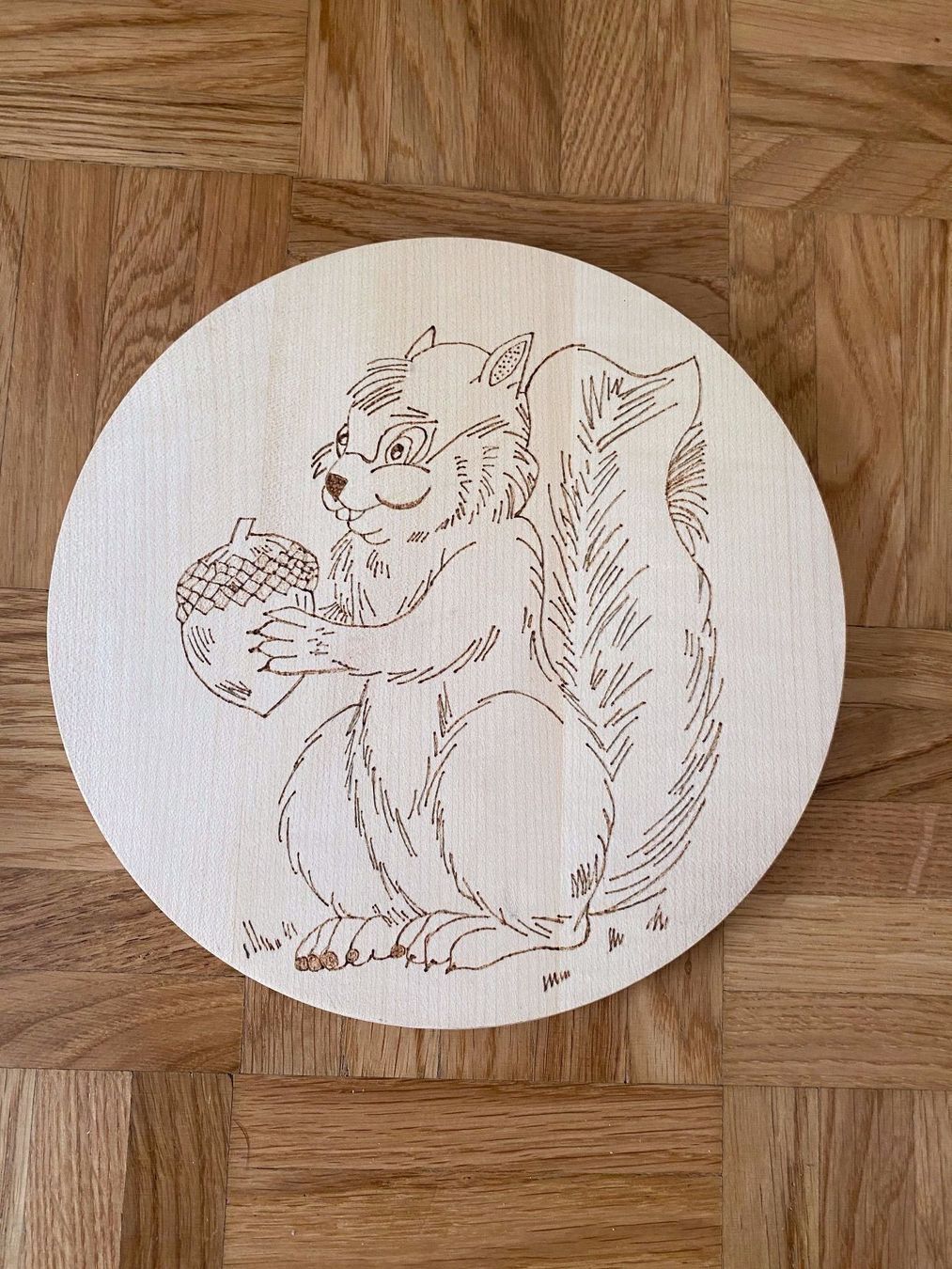 Holzartikel: Brettchen "Eichhörnchen" – Neu und originalverpackt aus Mellingen von Shane76