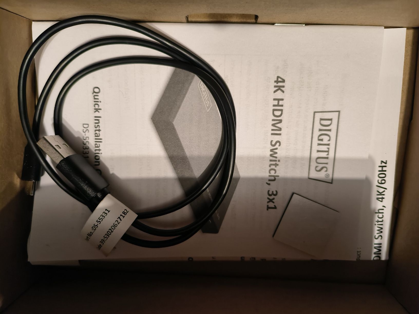 Hub & Switch: Digitus 4K HDMI Switch, 3x1 – Nuovo (secondo la descrizione) da Obfelden venduto da Alf2005 4