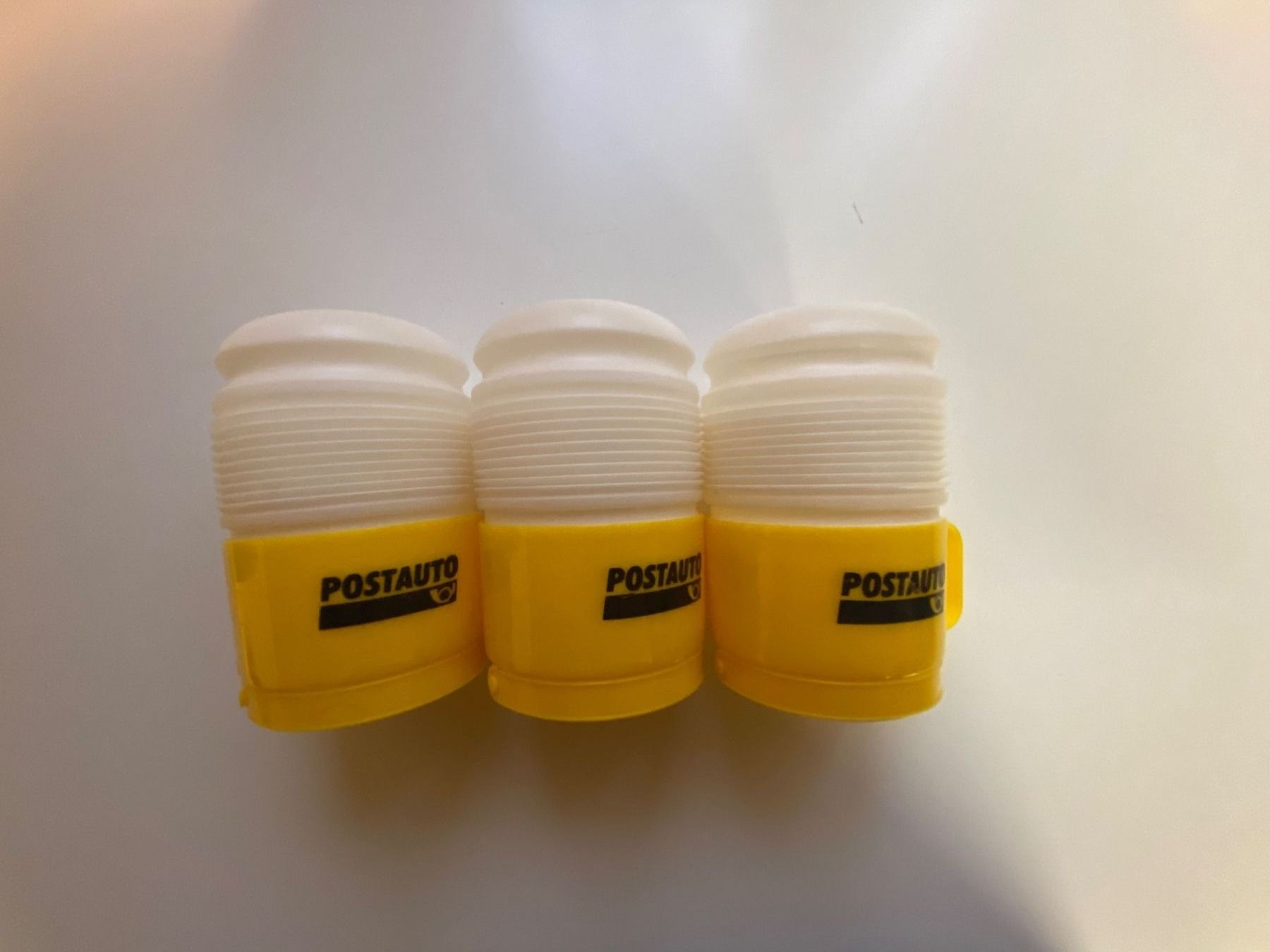 Borracce & Thermos: 3 Becher mit Flasche" POSTAUTO" (Werbegeschenk aus den 80er) – Nuovo (secondo la descrizione) da Baar venduto da Toefflibaar 2