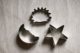 Guetzliformset 3tlg. Stern Mond und Sonne