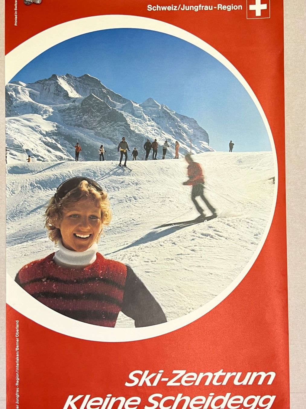 Poster & Bilder: Altes Plakat Kleine Scheidegg Jungfrau – Gebraucht aus Vaduz von Unikate-Markt 7