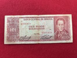 Billet Bolivie 🇧🇴 1962