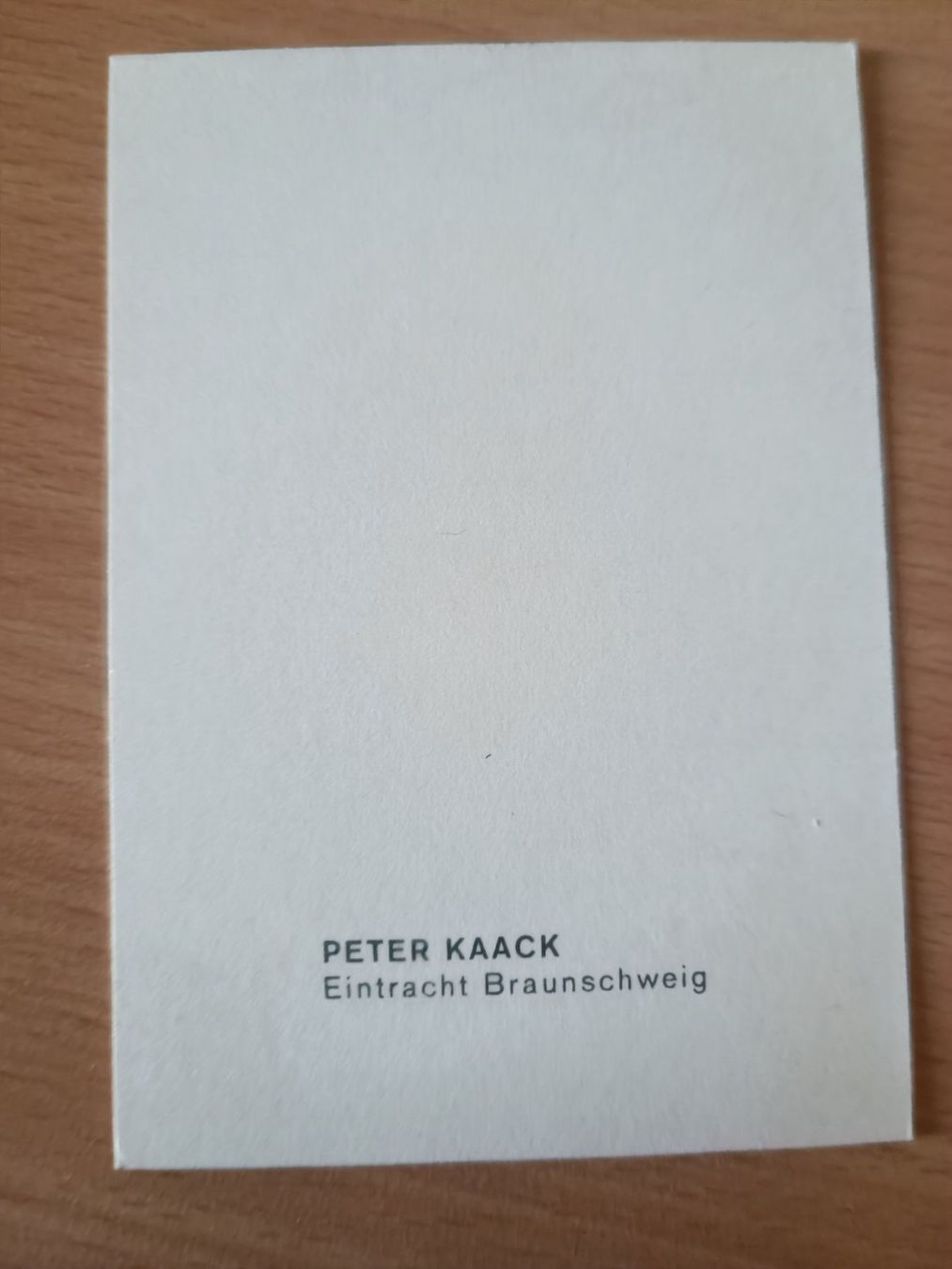 Autographes: Peter Kaack - 1963 - 1973 - Eintracht Braunschweig – D'occasion à Menziken par Artographs 1