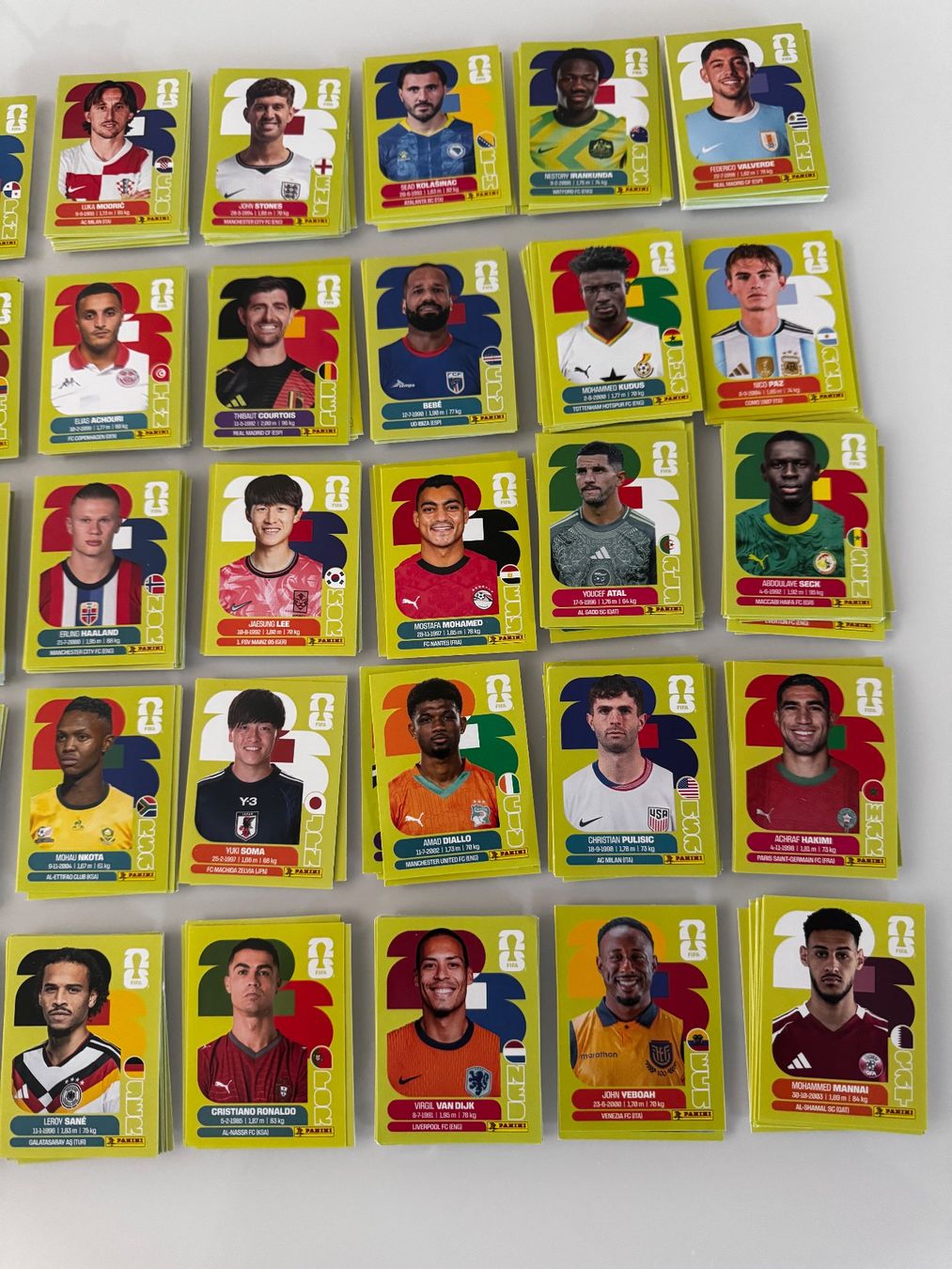 Panini Carte collezionabili: 380+ Panini WM 2026 Bilder (Ronaldo, Mbappe, Haaland ++) – Nuovo (secondo la descrizione) da Adliswil venduto da AE112