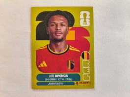 W Cup 2026 Belgique N°19 Openda