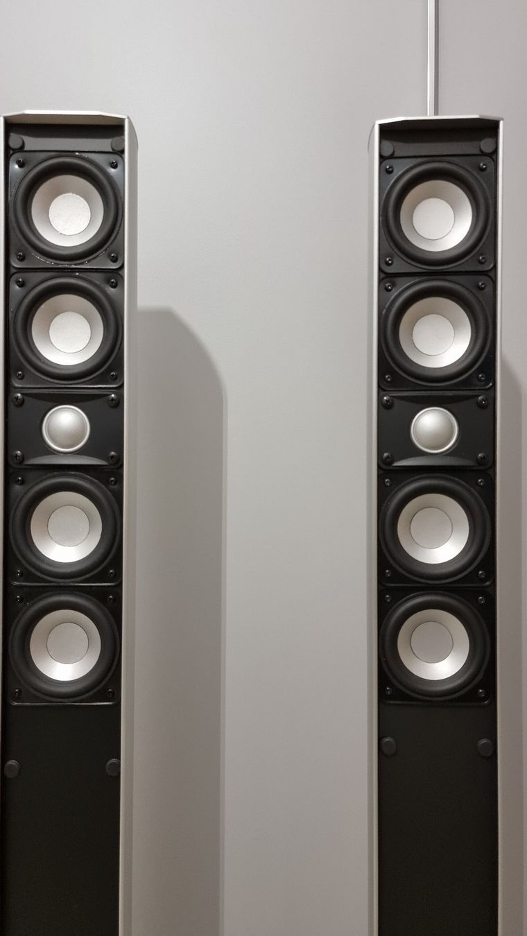 Elac Casse acustiche: ELAC Cinema Pipe Aluminium-Silber – Usato da Zürich venduto da tomm9404 1