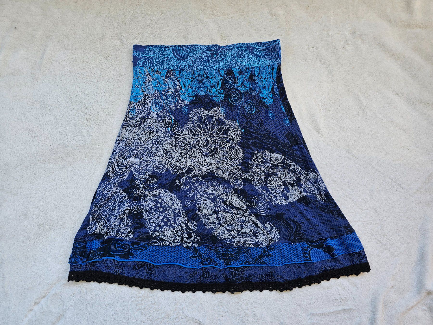 Desigual Gonne: Jupe Desigual bleue, taille XS / S – Usato da Gland venduto da Vee_0