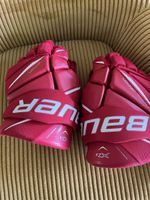 Eishockey Handschuhe Bauer Rot Gr 14