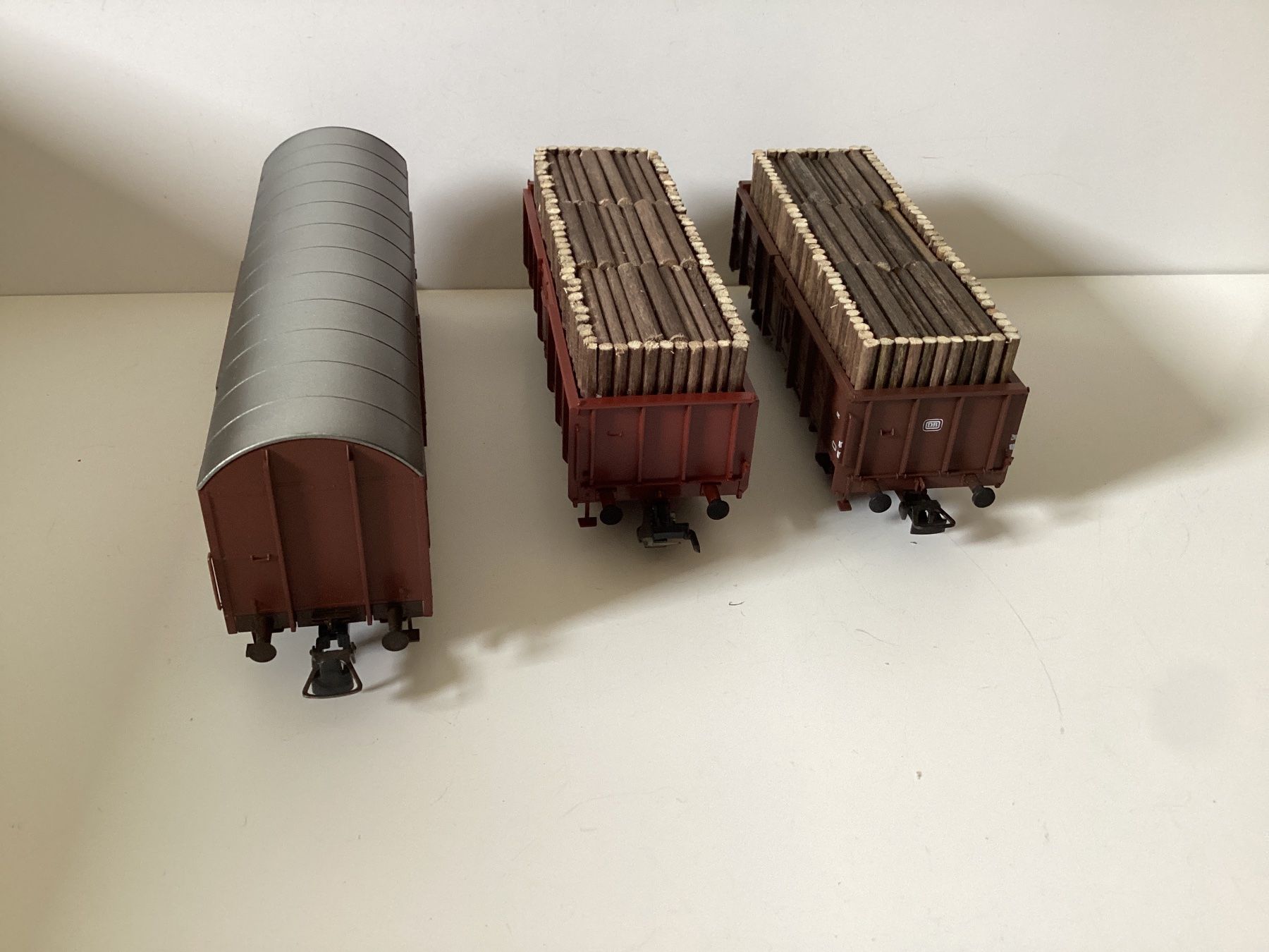 Roco Modellini di ferrovie: Roco Klein Modellbahn Güterwagen DB 1:87 H0 – Usato da Effretikon venduto da simtek_de 3