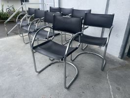 4 Space Age 70er Jahre Freischwinger Made in Italy