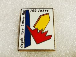 Ansteckpin 91: 100 Jahre Ziegelei Horw Gettnau Muri