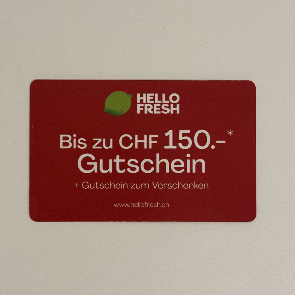 Buoni: Hello Fresh CHF 150,- Gutschein – Nuovo e nell'imballaggio originale da Goldach venduto da igwhitestar