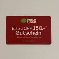 Hello Fresh CHF 150,- Gutschein