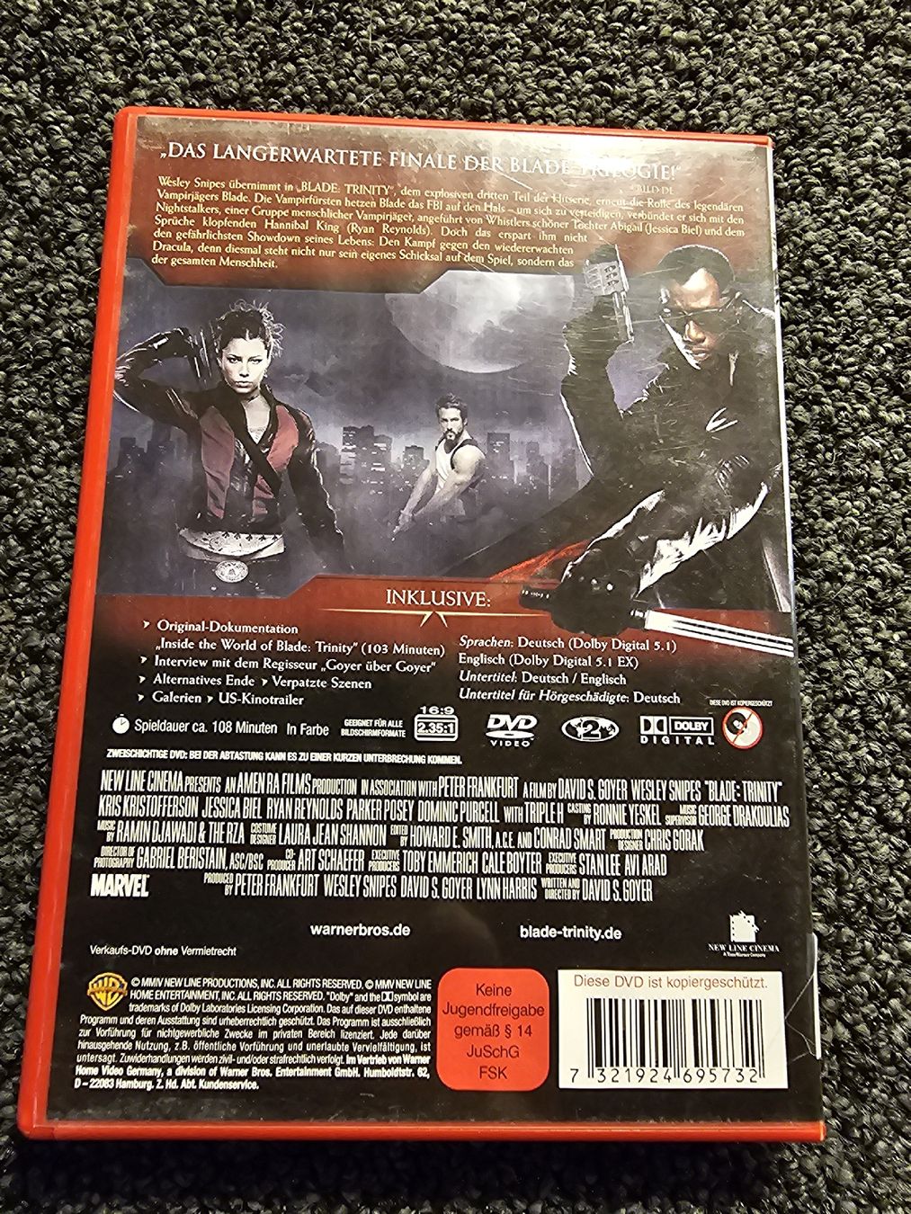 Tutti i DVDs: Blade Trinity DVD (19904) – Usato da Ruswil venduto da jan_bxl5 1