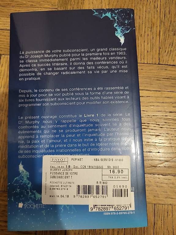 Livres: La puissance de votre subconscient de Joseph Murphy – D'occasion à Lausanne par sar_yyb7 1