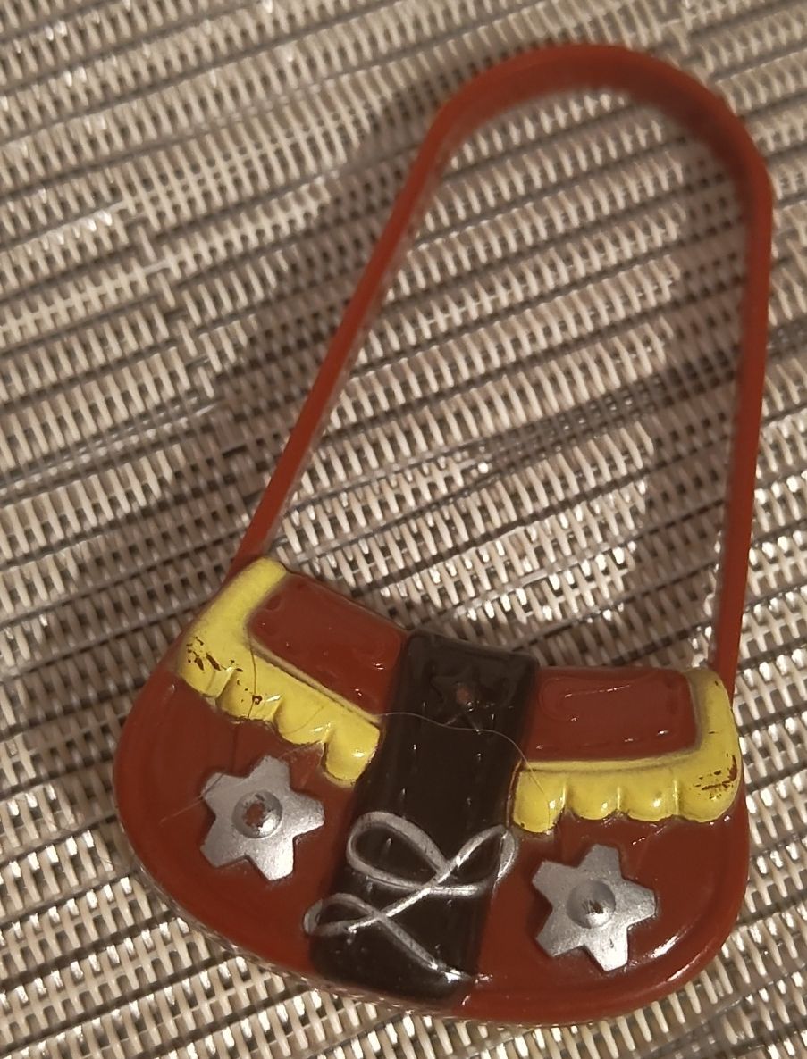 Puppen: Barbie / Handtasche / Accessoire / braun-gelb – Gebraucht aus Schänis von Second_Life_