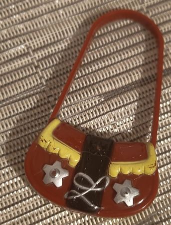 Barbie / Handtasche / Accessoire / braun-gelb