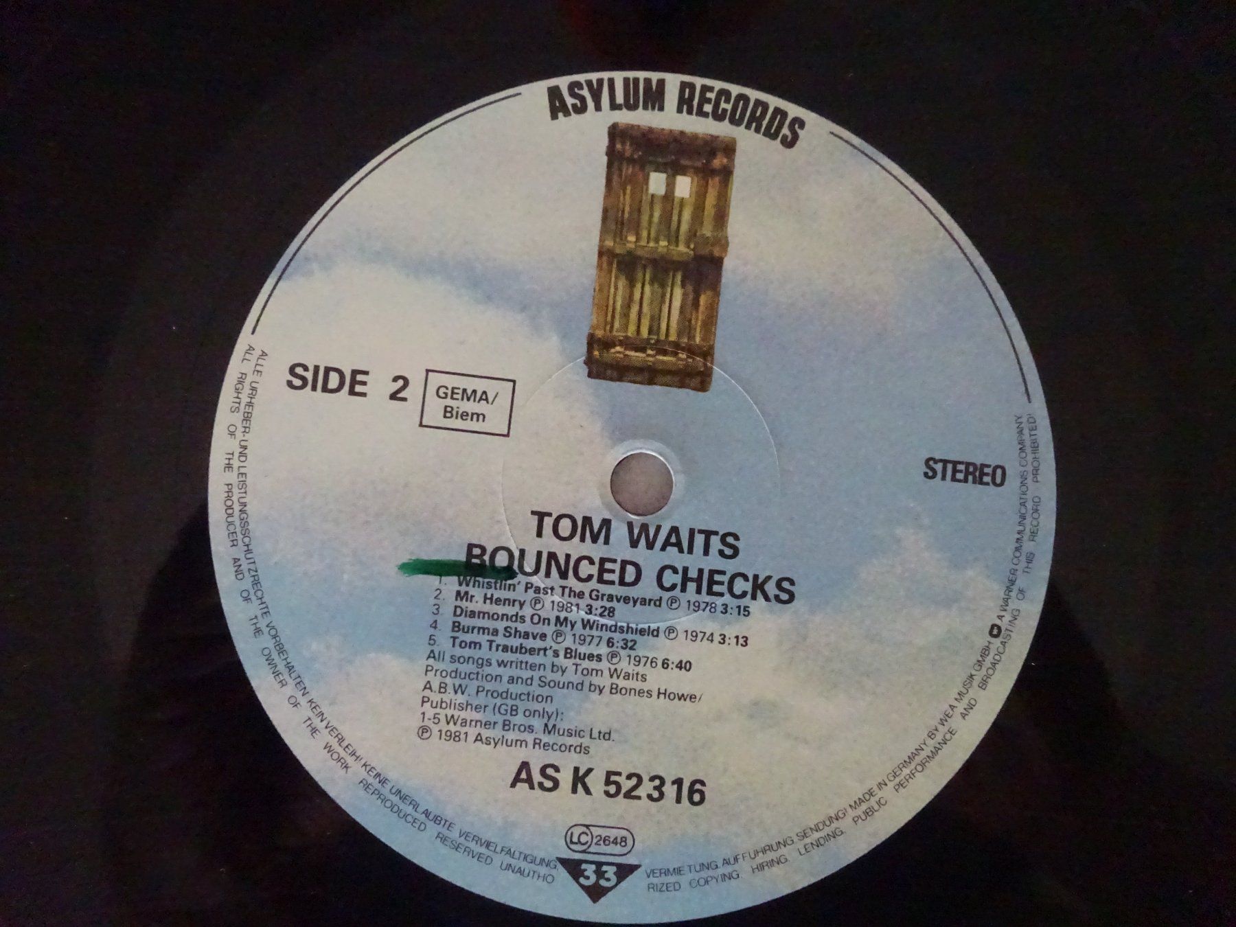 Vinyles: TOM WAITS ** BOUNCED CHECKS – D'occasion à Luzern par xrayspex99 5