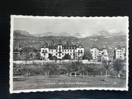 AKarte 1946 Sierre Hotel Chateau Bellevue  (G84)
