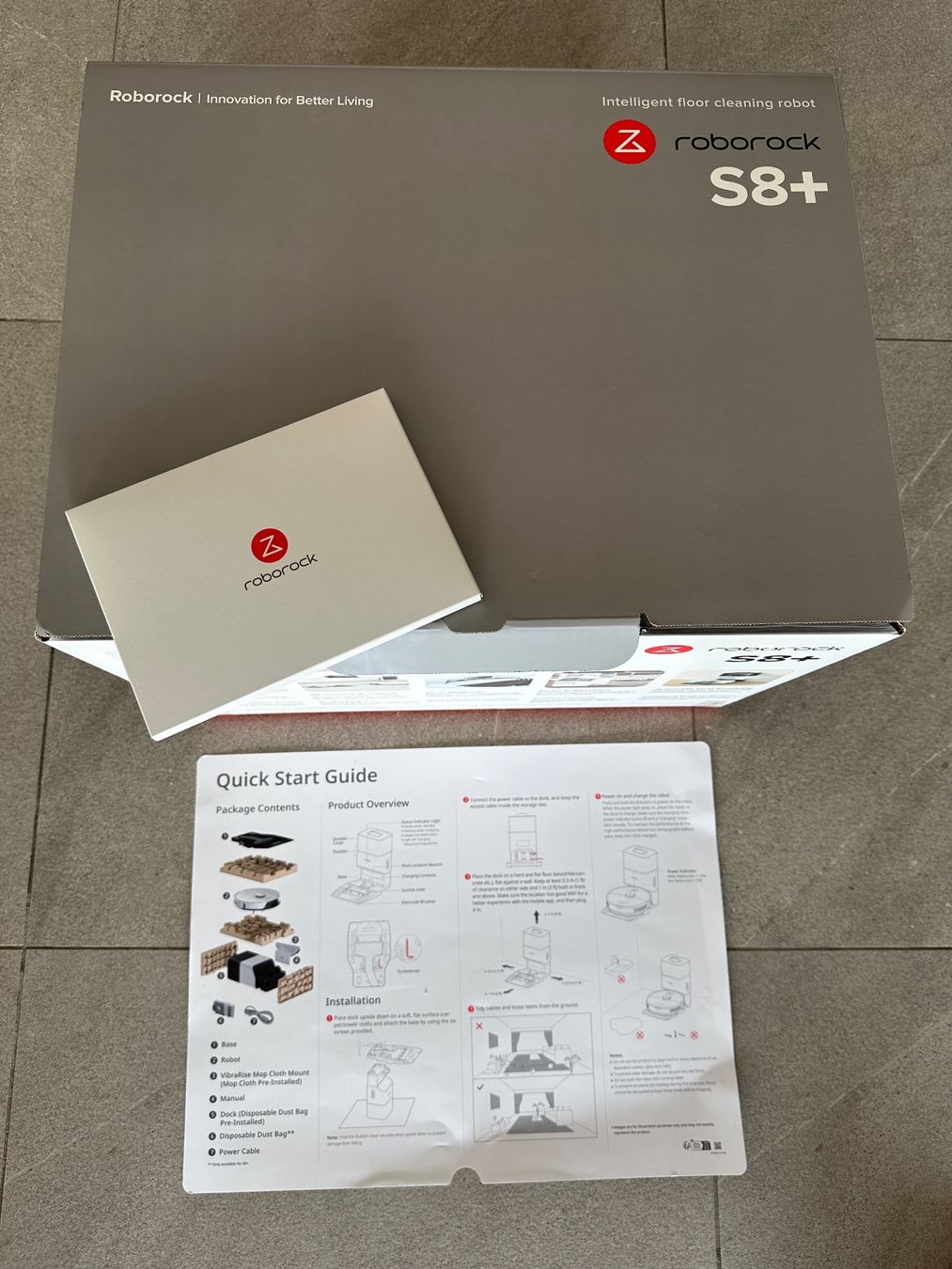 Roborock Aspirapolveri & Accessori: Roborock S8+ Staubsaugerroboter mit Wischfunktion & Station – Usato da Baar venduto da renbee 8
