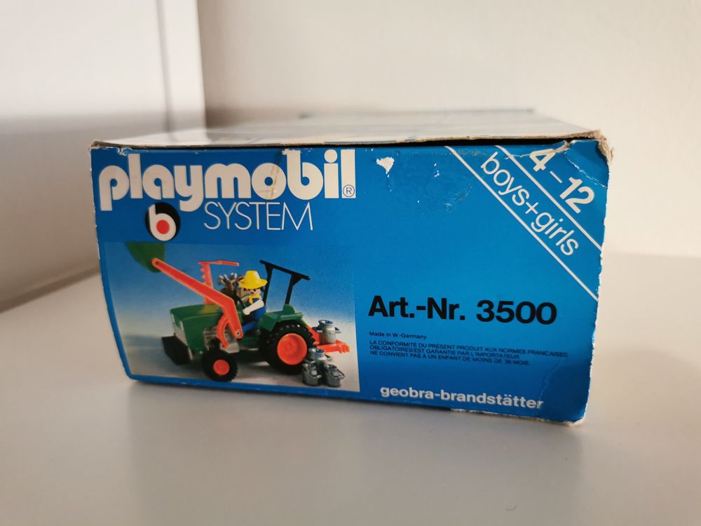 Playmobil System (3500) Tracteur vintage
