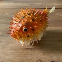 Kugelfisch aus Plastik