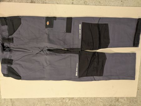 Dickies Arbeitshose Grau/Schwarz Gr. 52 Neu Gr. L