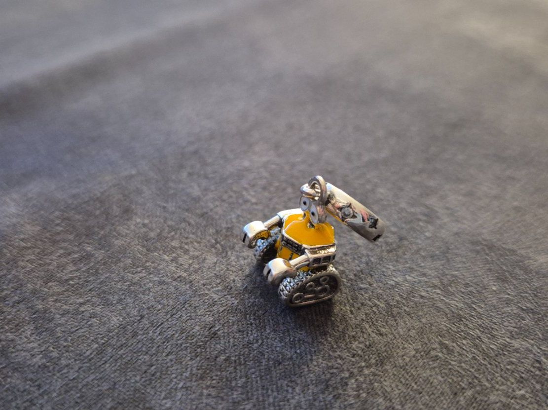 Ciondoli: Silber Charm Wall-E Dangle gelb +Garantie – Nuovo (secondo la descrizione) da Rotkreuz venduto da Carbone_Bijou-Shop 1