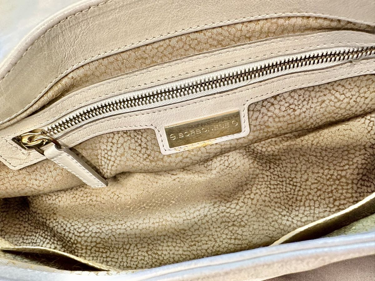 Borbonese Borse da donna: Borsa Borbonese, pelle, pitone, beige chiaro. – Usato da Melano venduto da c.alonso 4