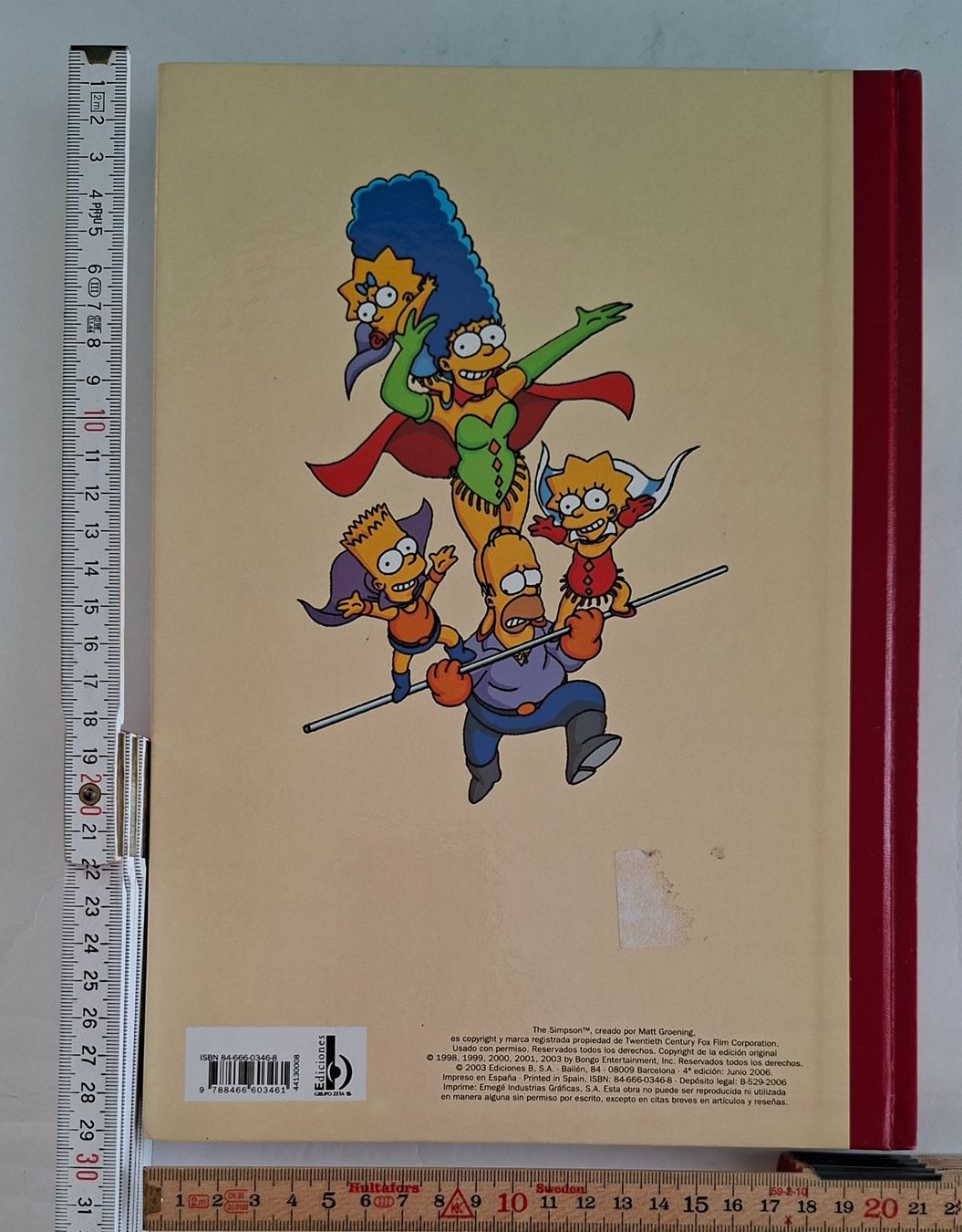 Fumetti: Super Simpson Comic,  Spanisch Hardcover - Top Zustand! – Usato da Opfikon venduto da Diversamente 1