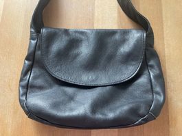 BALLY Lederhandtasche zum Umhängen schwarz