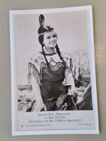 LG/ Karte Foto Uschi Ursula Glas Film Apanatschi Winnetou